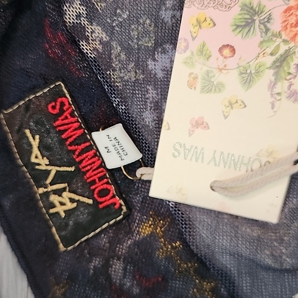 Nwt Johnny Was Mesh dress size M - Picture 9 of 9